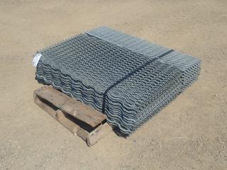 Qty Of (50) 48in X 1ft And (50) 48in X 2ft Galvanized Grating