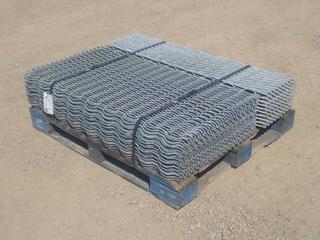 Qty Of (50) 48in X 1ft And (50) 48in X 2ft Galvanized Grating