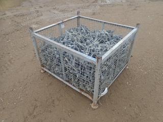 41in X 38in X 29in Storage Crate C/w Qty Of Swivels