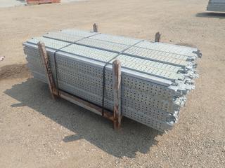 44in X 44in X 34in Storage Rack C/w Qty Of Approx. (50) 2-Meter Scaffold Planks