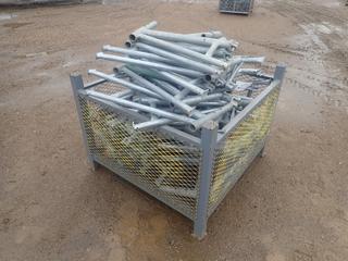 44in X 44in X 34in Storage Crate C/w Qty Of 0.65-Meter Scaffold Side Brackets