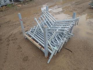 44in X 44in X 34in Storage Rack C/w Qty Of 1.1-Meter Scaffold Side Brackets