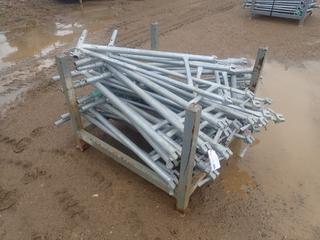 44in X 44in X 34in Storage Rack C/w Qty Of 1.1-Meter Scaffold Side Brackets