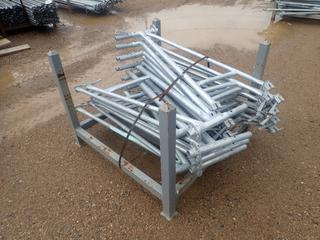 44in X 44in X 34in Storage Rack C/w Qty Of 1.1-Meter Scaffold Side Brackets