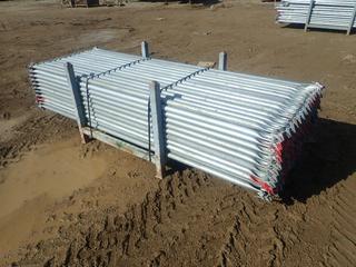 44in X 44in X 34in Storage Rack C/w Qty Of Approx. (160) 3-Meter Scaffold Bay Braces