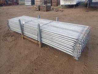 44in X 44in X 34in Storage Rack C/w Qty Of Approx. (160) 3-Meter Scaffold Bay Braces