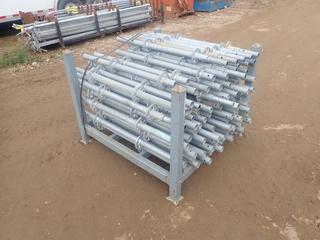 44in X 44in X 34in Storage Rack C/w Qty Of 1-Meter Scaffold Standards