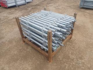 44in X 44in X 34in Storage Rack C/w Qty Of 1-Meter Scaffold Standards