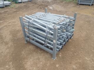 44in X 44in X 34in Storage Rack C/w Qty Of 1-Meter Scaffold Standards