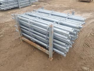 44in X 44in X 34in Storage Rack C/w Qty Of 1 1/2-Meter Scaffold Standards