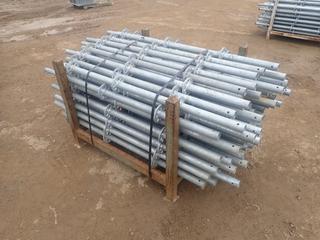 44in X 44in X 34in Storage Rack C/w Qty Of 1 1/2-Meter Scaffold Standards