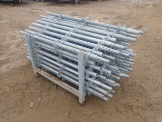 44in X 44in X 34in Storage Rack C/w Qty Of 1 1/2-Meter Scaffold Standards