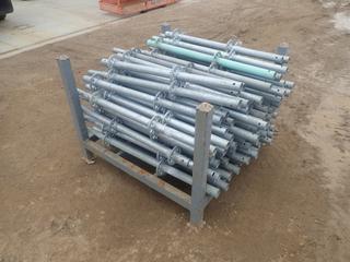 44in X 44in X 34in Storage Rack C/w Qty Of 1-Meter Scaffold Standards