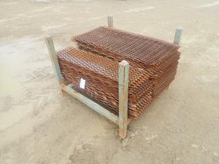 44in X 44in X 34in Storage Rack C/w Qty Of 48in X 1ft And 48in X 2ft Grating