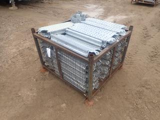 44in X 44in X 34in Storage Crate C/w Qty Of 0.65-Meter Scaffold Planks