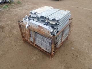 44in X 44in X 34in Storage Crate C/w Qty Of 0.65-Meter Scaffold Planks