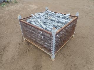 44in X 44in X 34in Storage Crate C/w Qty Of Scaffold Starter Collars