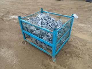 40in X 34in X 29in Storage Crate C/w Qty Of Scaffold Mvilen Clips