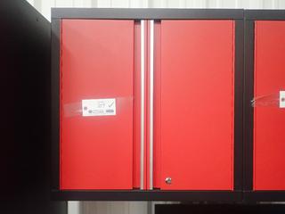 28in X 14in X 28in 2-Door Wall Mtd Storage Cabinet *Note: No Keys*