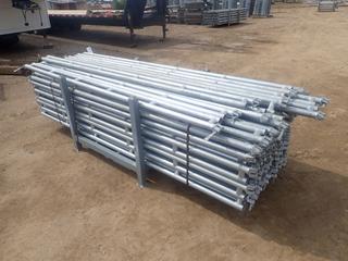 44in X 44in X 34in Storage Rack C/w Qty Of 3-Meter Scaffold Double Ledgers