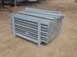 44in X 44in X 34in Storage Rack C/w Qty Of Approx. (162) 1.57-Meter Scaffold Ledgers