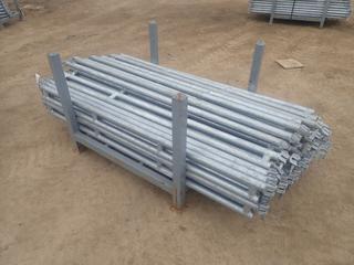 44in X 44in X 34in Storage Rack C/w Qty Of 2-Meter Scaffold Double Ledgers