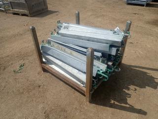 44in X 44in X 34in Storage Rack C/w Qty Of Approx. (50) 1.1-Meter Toe Boards