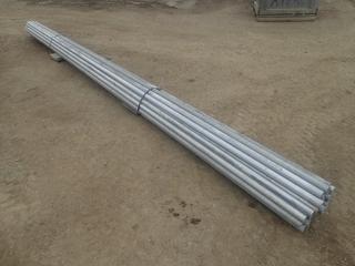 Qty Of (32) 20ft Aluminum Scaffod Tubes