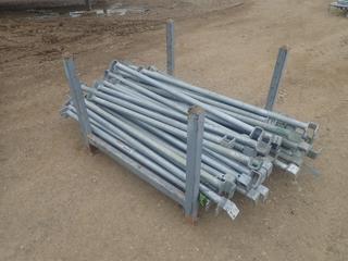 44in X 44in X 34in Storage Rack C/w Qty Of Scaffold Transoms