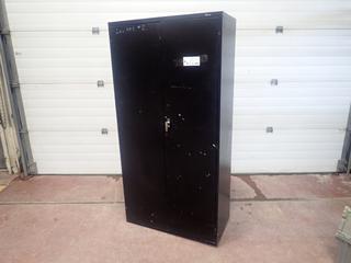 12in X 18in X 72 3/4in Globe 2-Door Storage Cabinet