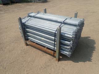 44in X 44in X 34in Storage Rack C/w Qty Of Approx. (152) 1.57-Meter Scaffold Ledgers