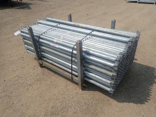 44in X 44in X 34in Storage Rack C/w Qty Of Approx. (152) 2-Meter Scaffold Ledgers