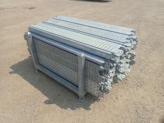 44in X 44in X 34in Storage Rack C/w Qty Of Approx. (56) 1.57-Meter Scaffold Planks