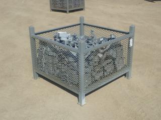 44in X 44in X 34in Storage Crate C/w Qty Of Scaffold Ladder Brackets