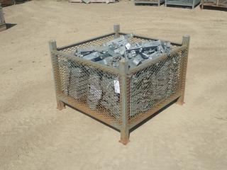 44in X 44in X 34in Storage Crate C/w Qty Of Scaffold Ladder Brackets