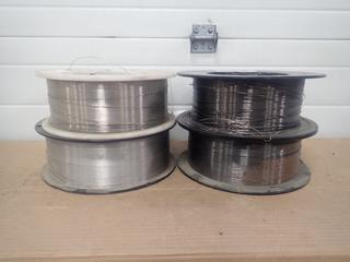 (2) Advantage 71M 0.45in Welding Wire C/w (1) Premiarc And (1) Voestalpine Bohler 0.35in Welding Wire