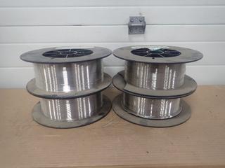 Qty Of (4) Rolls Of Prostar 0.35in Aluminum Welding Wire