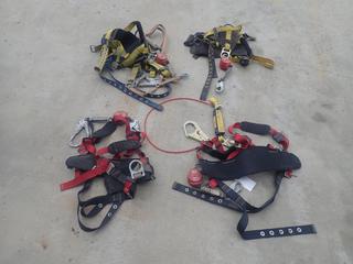 Qty Of (4) Harnesses C/w (4) 6ft Personal Fall Limiters