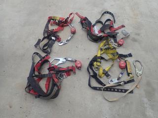 Qty Of (4) Harnesses C/w (4) 6ft Personal Fall Limiters