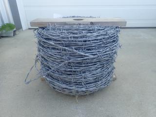 Spool Of Barbed Wire *Note: Length Unknown*