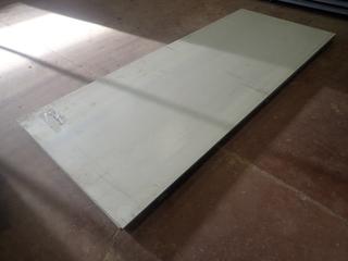 (1) Sheet Of 10ft X 4ft 3/16in 304L Stainless Steel C/w 10ft X 4ft Insulated Foam Pallet