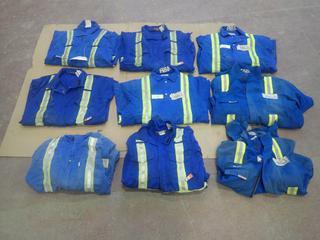 Qty Of (3) Pairs Of Size 48R And (2) 48T Coveralls C/w (3) Unknown Size Coveralls