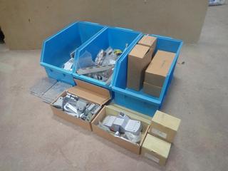 Qty Of Door Hinges, Locks, Dead Bolts, Handles And Misc Supplies