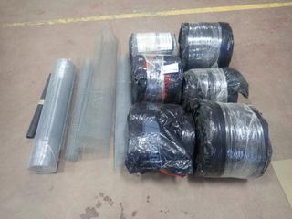 Qty Of (6) Rolls Of Assorted Rolls Of R-12 Insulation Wrap C/w Qty Of Chicken Wire