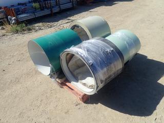 Qty Of Smooth Sheet Metal Rolls *Note: Length Unknown*