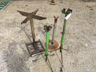 (4) Assorted Pipe Stands