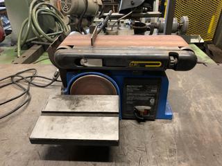 Mastercraft Belt/Disc Sander, 120V, 60hz, 4.3A, 1/2hp