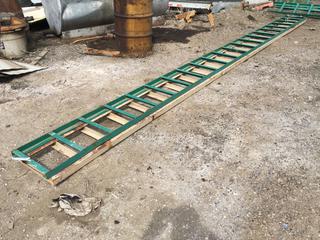 (2) 250in, 117in, 66in and 16in Steel Platform Ladders