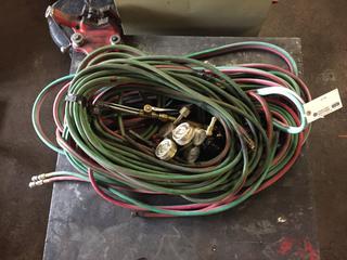Oxy/Acetylene Hoses, Gauges and Torch.