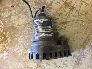 Mastercraft Submersible Utility Pump 1/2hp 115V 4.9A 3300 GPH